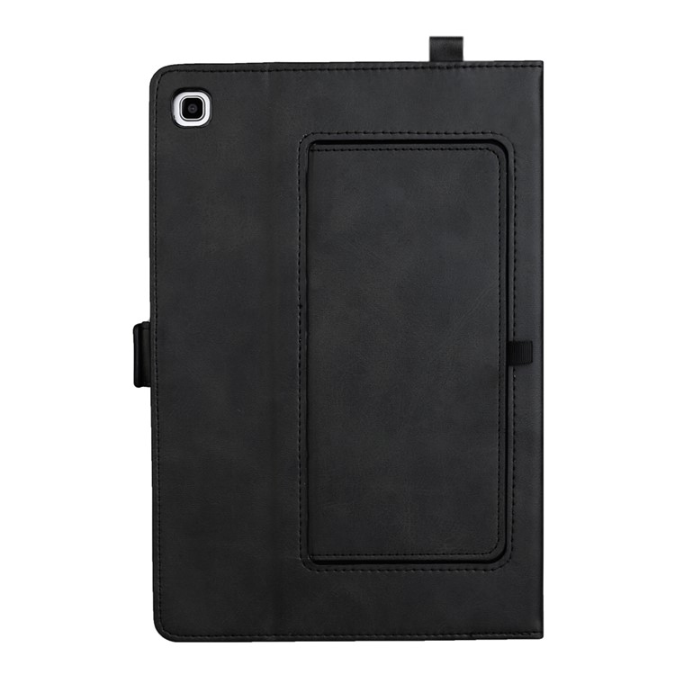 Double Stands Card Slots Leather Tablet Case for Samsung Galaxy Tab A 10.1 (2019) SM-T510/SM-T515 - Black-3