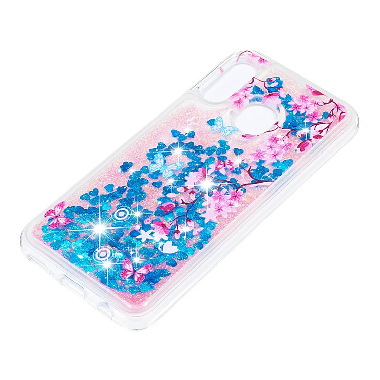 Cáscara Del Caso De Brillo Glitter Lentejuelas TPU Nuevo Caso Para Samsung Galaxy A20e / A10e - Flor-6