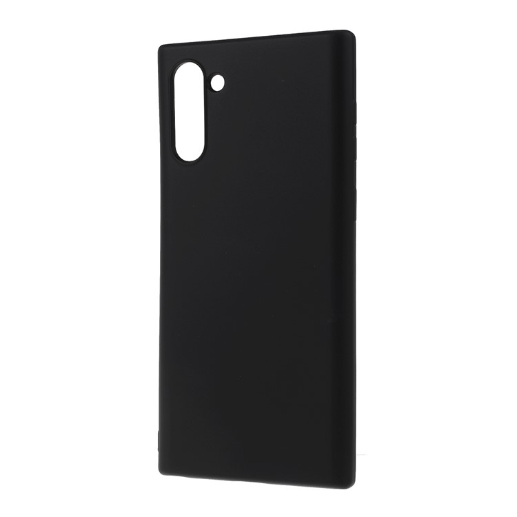 All Wrapped Back and Edges Liquid Silicone Phone Cover for Samsung Galaxy Note 10 - Black-2