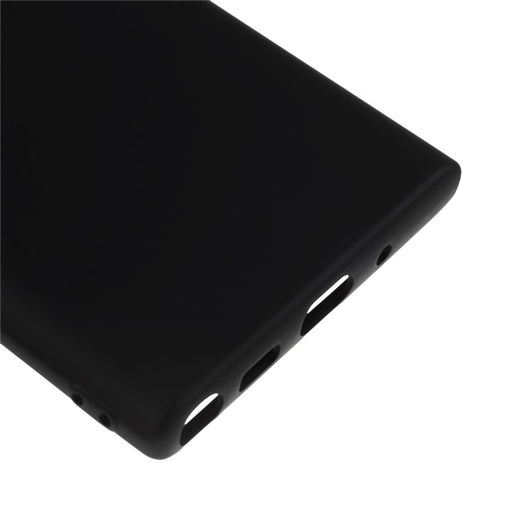 All Wrapped Back and Edges Liquid Silicone Phone Cover for Samsung Galaxy Note 10 - Black-5