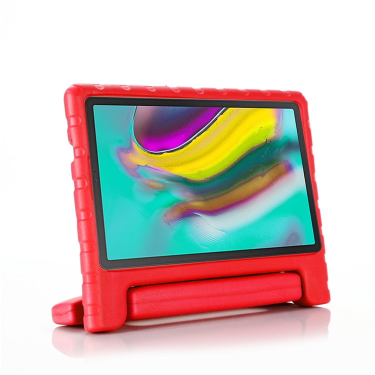 Cubierta De La Tableta De Espuma EVA Resistente A Las Caídas Con Pie De Apoyo Para Samsung Galaxy Tab A 8 (2019) P200 / P205 - Rojo-4