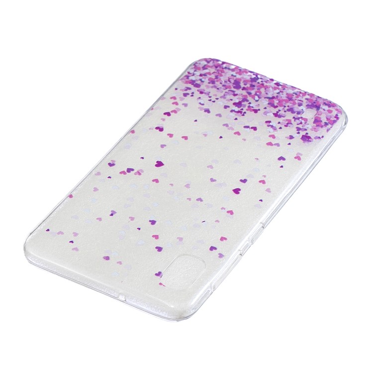 Padrão De Impressão Em TPU Para Samsung Galaxy A10 - Corações-3