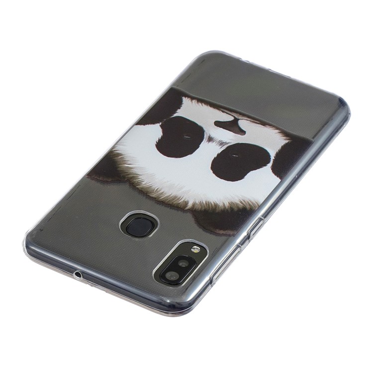 Pattern Printing TPU Back Case for Samsung Galaxy A20/A30 - Panda-3