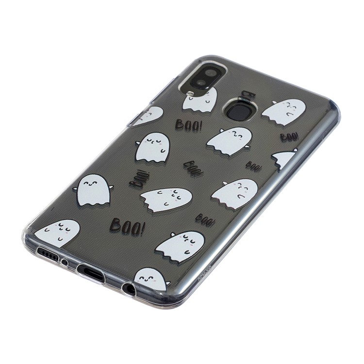 Pattern Printing TPU Back Case for Samsung Galaxy A20/A30 - Cartoon Pattern-2