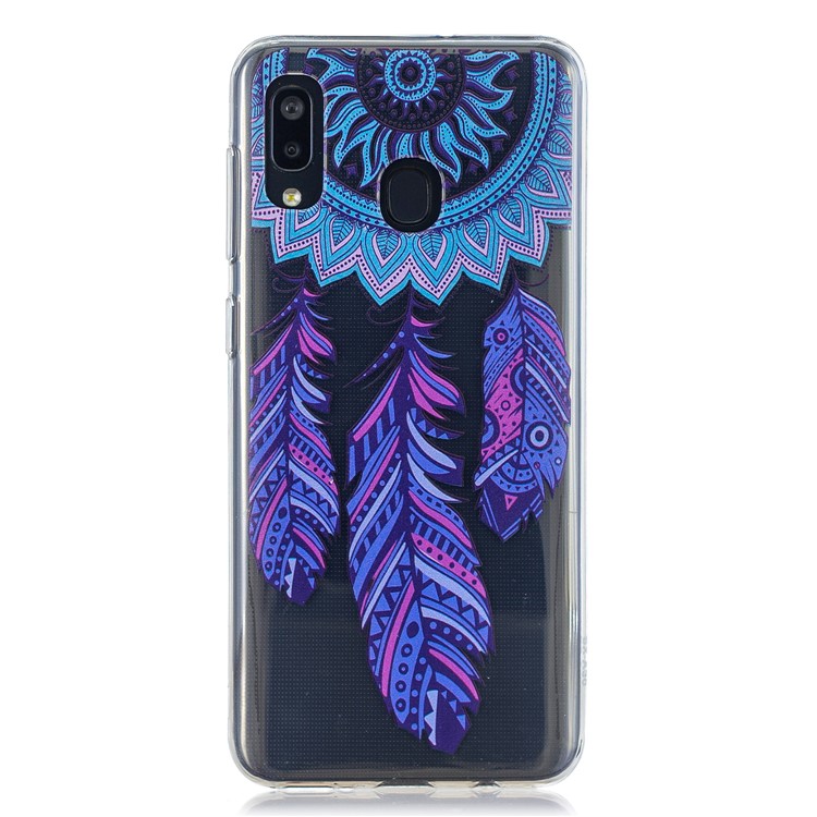 Musterdruck TPU Zurück Fall Für Samsung Galaxy A20 / A30 - Traumfänger-1