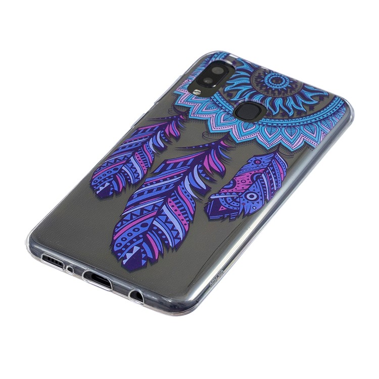 Musterdruck TPU Zurück Fall Für Samsung Galaxy A20 / A30 - Traumfänger-2