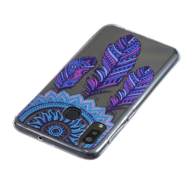 Musterdruck TPU Zurück Fall Für Samsung Galaxy A20 / A30 - Traumfänger-3
