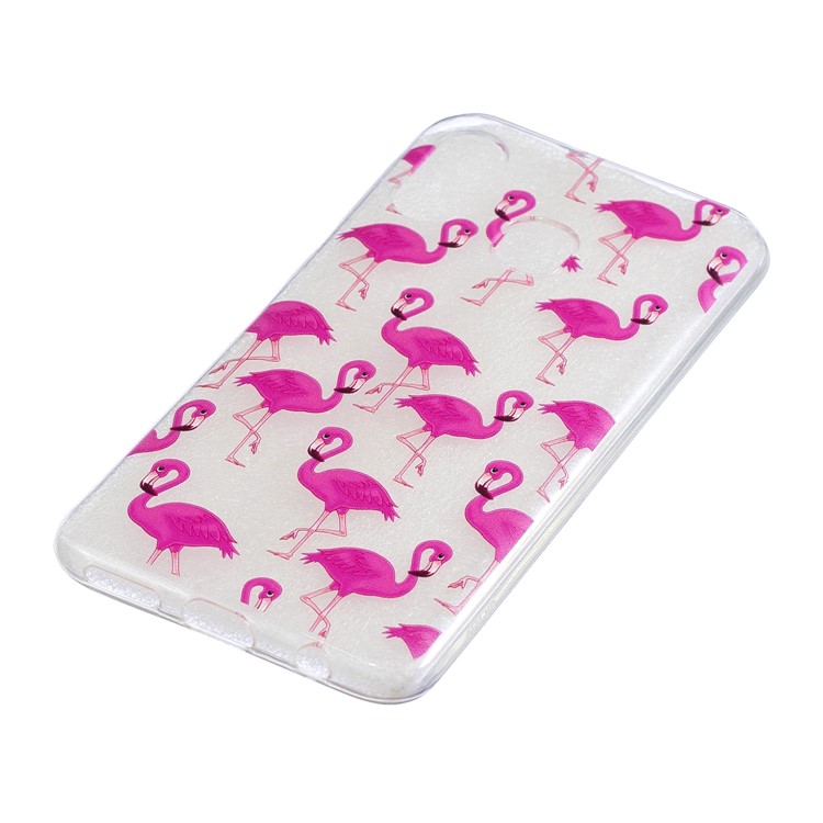 Teste Padrão Que Imprime O Exemplo De Escudo De TPU Para A Galáxia A40 De Samsung - Flamingo-2