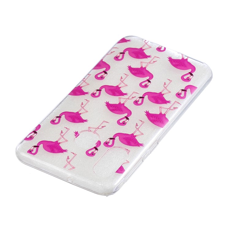 Teste Padrão Que Imprime O Exemplo De Escudo De TPU Para A Galáxia A40 De Samsung - Flamingo-3