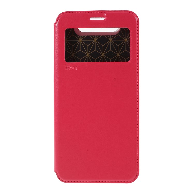 ROAR Visão De Couro Nobre Stand Case Para Samsung Galaxy A80 / A90 - Vermelho-1