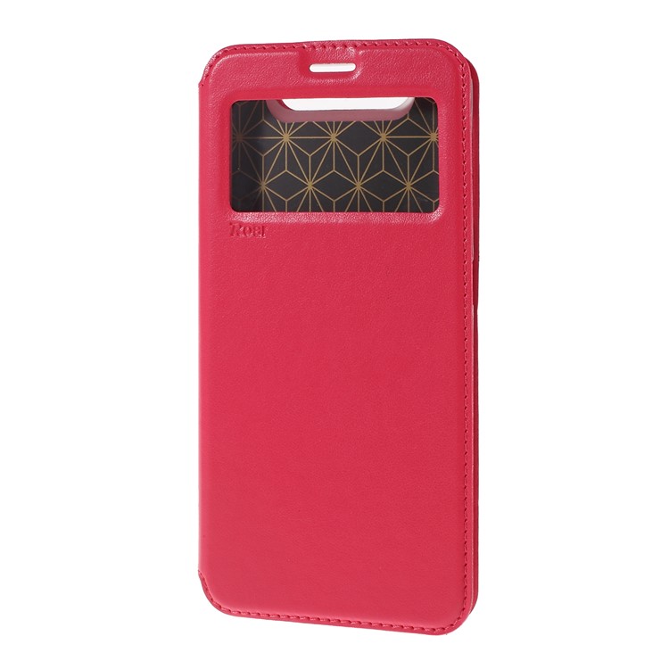 ROAR Visão De Couro Nobre Stand Case Para Samsung Galaxy A80 / A90 - Vermelho-5