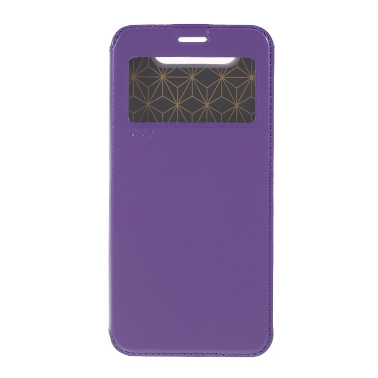 ROAR Visão De Couro Nobre Stand Case Para Samsung Galaxy A80 / A90 - Roxa-1
