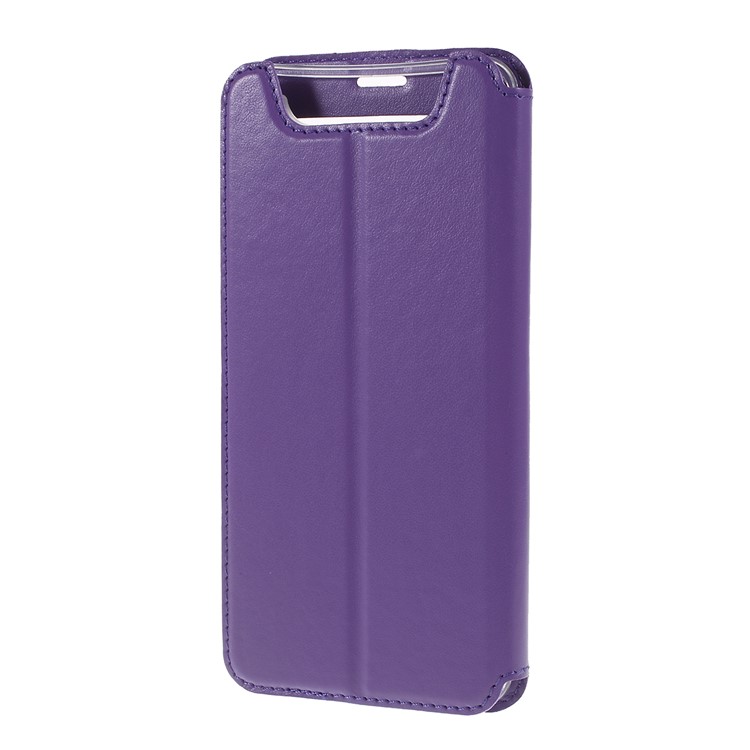 ROAR Visão De Couro Nobre Stand Case Para Samsung Galaxy A80 / A90 - Roxa-6