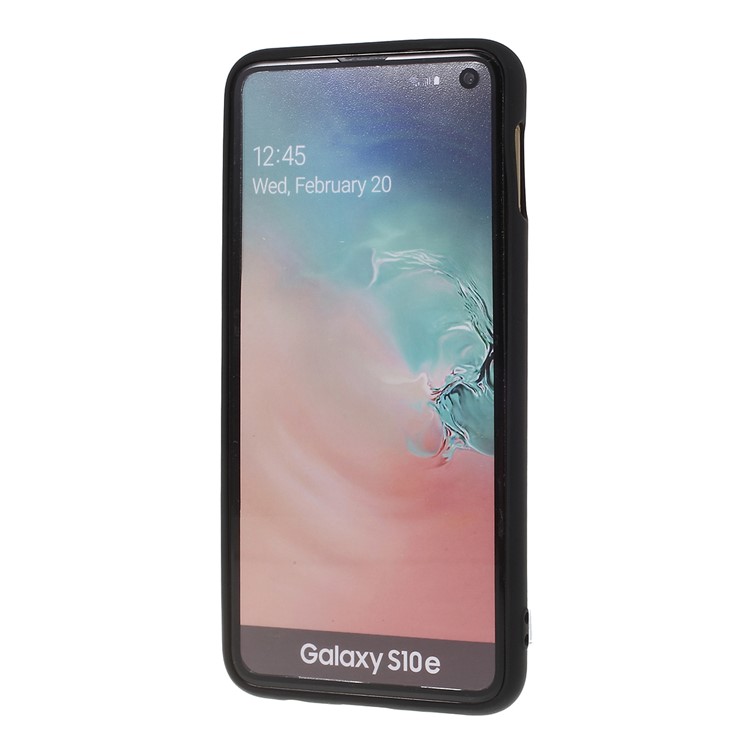 Guscio Di Telefono Posteriore In TPU Tutto Il Giorno Opaco Per Samsung Galaxy S10e - Nero-2