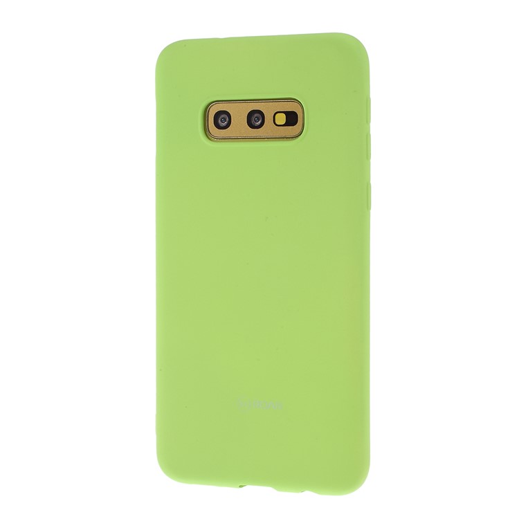 Рев Весь День Матовый ТПУ Назад Телефон Оболочки Для Samsung Galaxy S10E - Зеленый-3