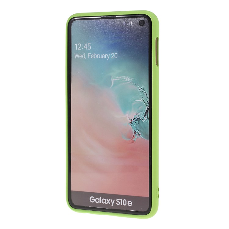 Рев Весь День Матовый ТПУ Назад Телефон Оболочки Для Samsung Galaxy S10E - Зеленый-4