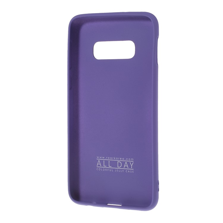 Coque Arrière En TPU Mat Tout Au Long Du ROAR Pour Samsung Galaxy S10e - Violet-2
