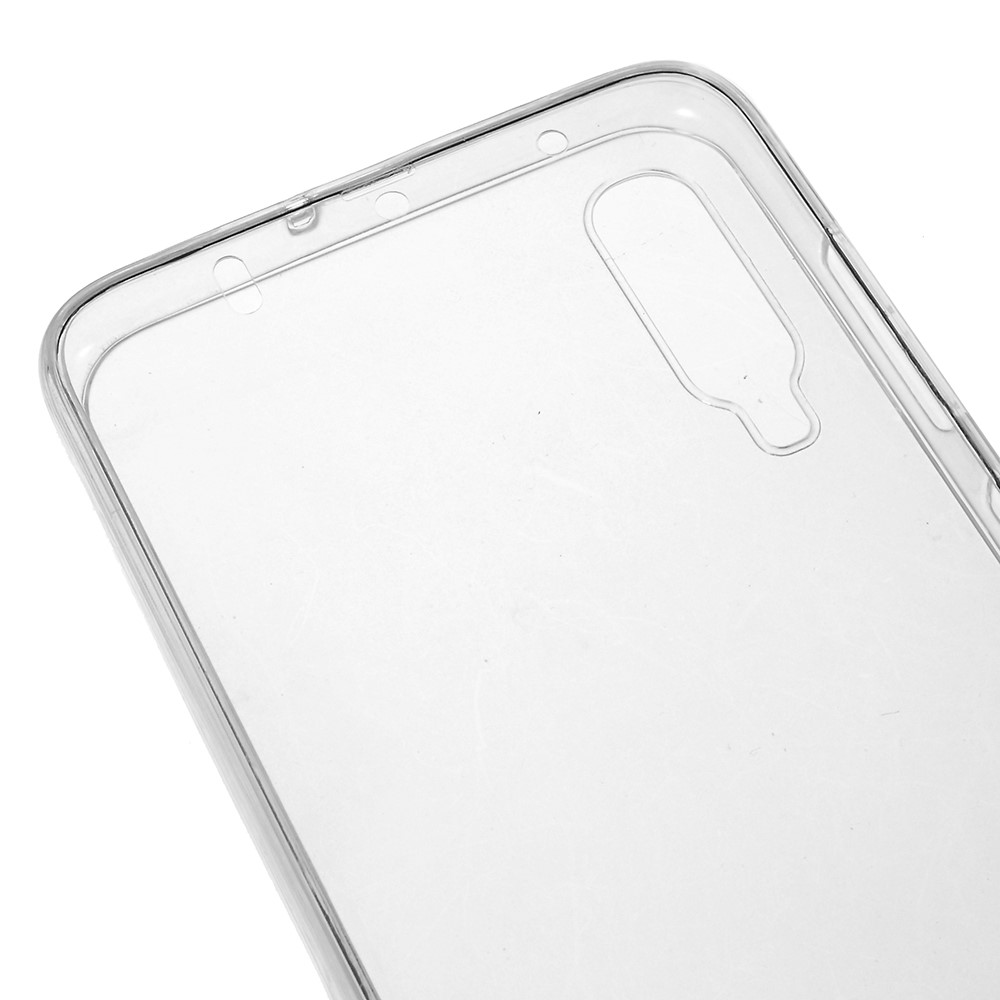 Clear PC Side + TPU Back Phone Shell for Samsung Galaxy A70 - Transparent-3