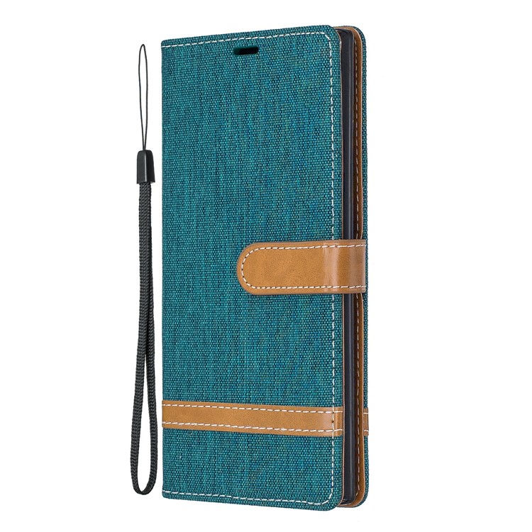 Custodia In Pelle Di Colore Assortiti Per Portafogli In Pelle Per Samsung Galaxy Note 10 Pro - Verde-2