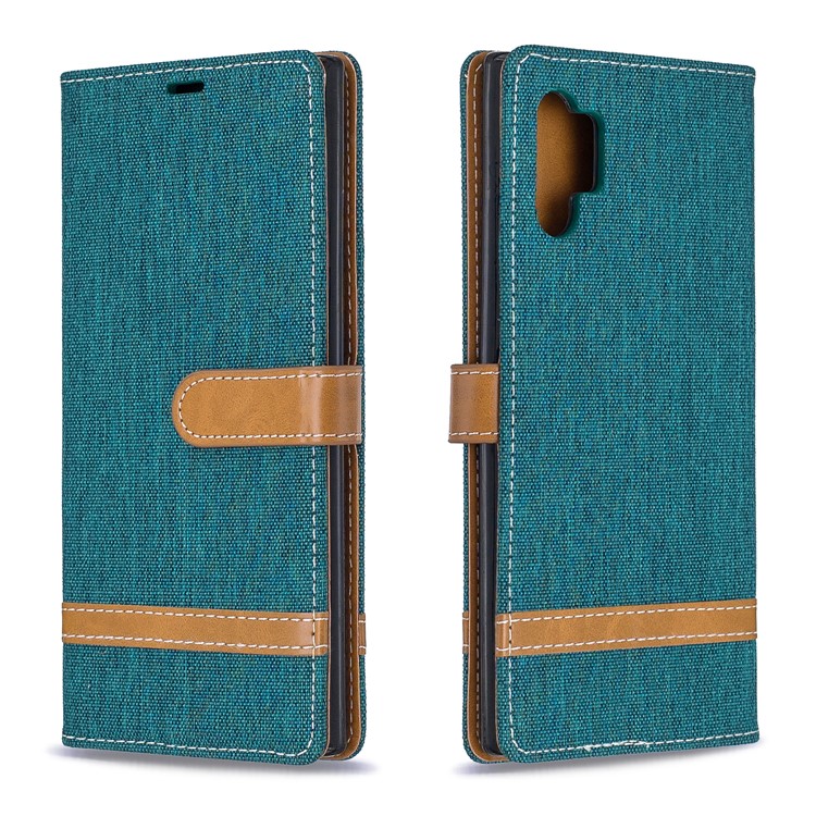 Custodia In Pelle Di Colore Assortiti Per Portafogli In Pelle Per Samsung Galaxy Note 10 Pro - Verde-4