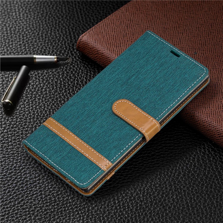 Custodia In Pelle Di Colore Assortiti Per Portafogli In Pelle Per Samsung Galaxy Note 10 Pro - Verde-7