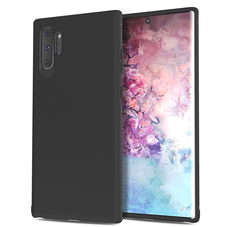 LENUO Sarja Textura TPU Para Samsung Galaxy Note 10 Pro - Preto-8
