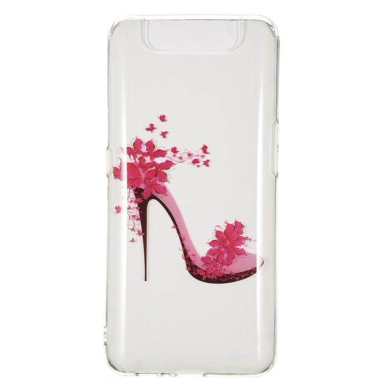 Pattern Printing IMD TPU Phone Case for Samsung Galaxy A80 / A90 - High-heel Shoe-2