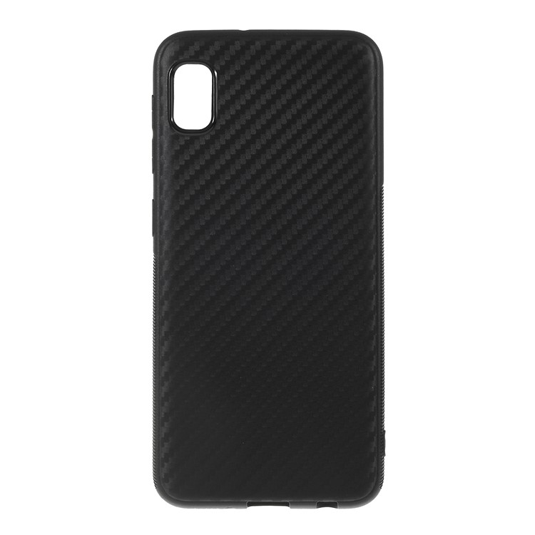 Carbon Fiber TPU Mobile Phone Cover for Samsung Galaxy A10e-1