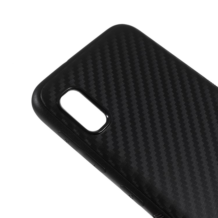 Carbon Fiber TPU Mobile Phone Cover for Samsung Galaxy A10e-4
