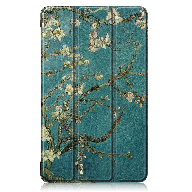 Pattern Printing Tri-fold Stand Leather Tablet Shell for Samsung Galaxy Tab Tab A 8.0 Wi-Fi (2019) T290/ LTE T295 T297 - Wintersweet-2