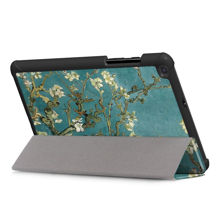 Pattern Printing Tri-fold Stand Leather Tablet Shell for Samsung Galaxy Tab Tab A 8.0 Wi-Fi (2019) T290/ LTE T295 T297 - Wintersweet-6