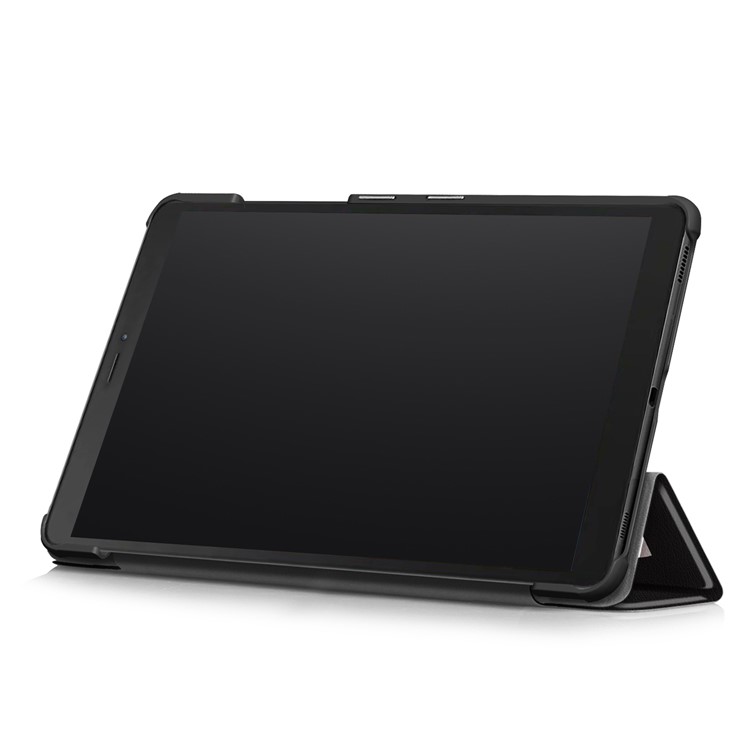 Musterdruck Tri-fold Stand Leder Tablet Shell Für Samsung Galaxy Tab A 8.0 Wi-Fi (2019) T290/ LTE T295 T297 - Fassen Sie Mich Nicht an-7