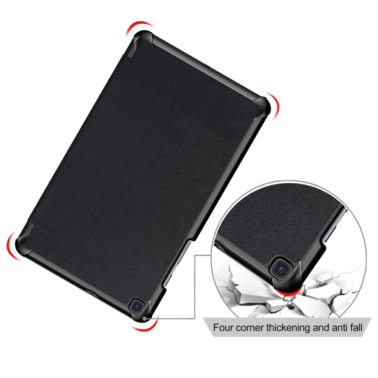 Tri-fold Stand Leather Case for Samsung Galaxy Tab A 8.0 (2019) SM-T290 SM-T295 SM-T297 - Black-5