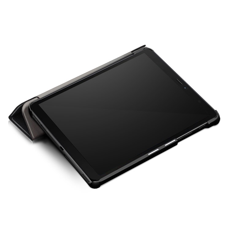 Tri-fold Stand Leather Case for Samsung Galaxy Galaxy Tab A 8.0 Wi-Fi (2019) T290/ LTE T295 T297 - Black-8