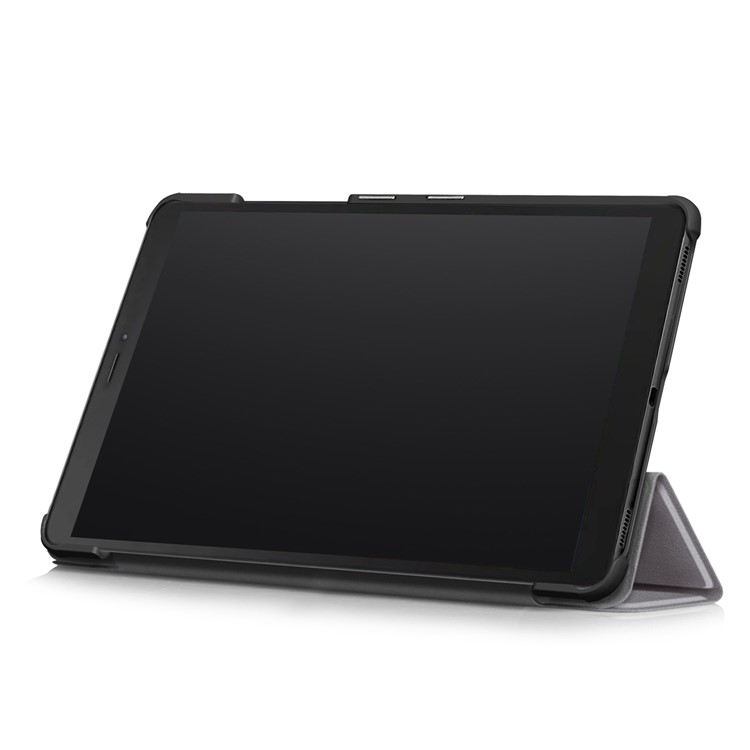 Tri-fold Stand Leather Case for Samsung Galaxy Galaxy Tab A 8.0 Wi-Fi (2019) T290/ LTE T295 T297 - Grey-7
