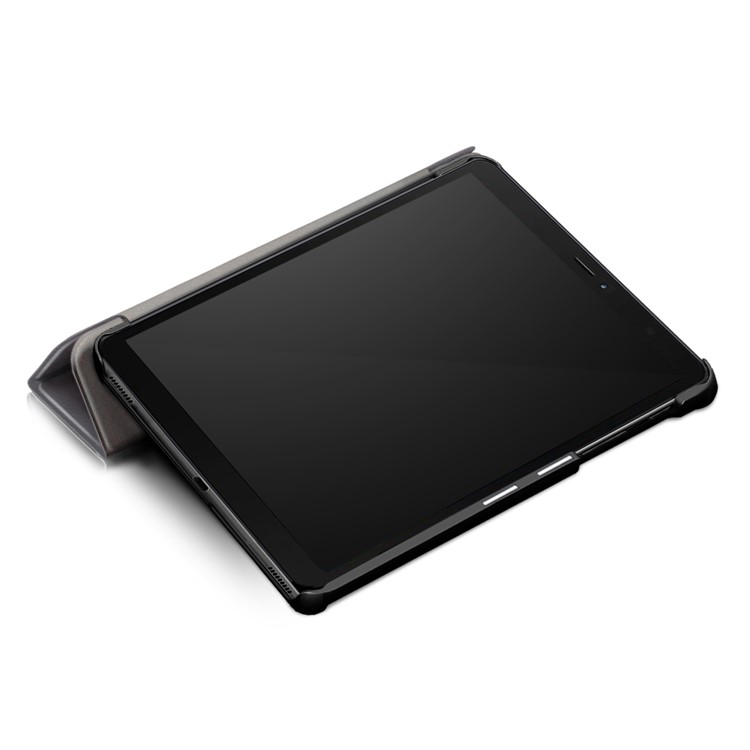 Tri-fold Stand Leather Case for Samsung Galaxy Galaxy Tab A 8.0 Wi-Fi (2019) T290/ LTE T295 T297 - Grey-8