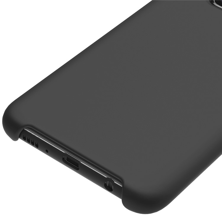 Soft Liquid Silicone Cell Phone Protective Case for Samsung Galaxy S10e - Black-4