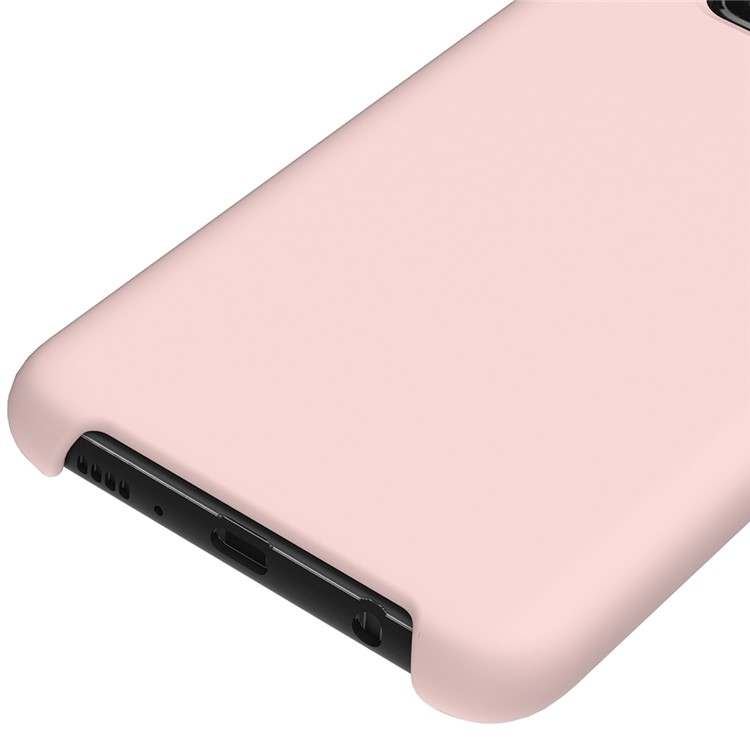 Soft Liquid Silicone Cell Phone Protective Case for Samsung Galaxy S10e - Pink-4