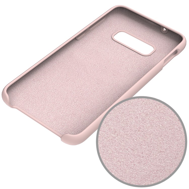 Soft Liquid Silicone Cell Phone Protective Case for Samsung Galaxy S10e - Pink-5