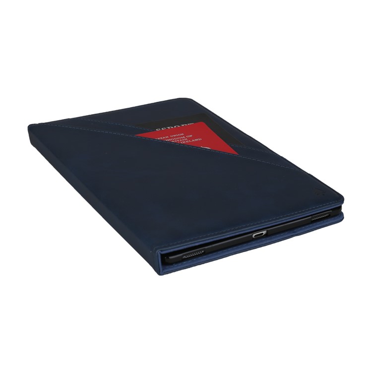 Double Stands Card Slots Leather Tablet Cover for Samsung Galaxy Tab A 8.0 (2019) with S Pen P200 P205 - Blue-8