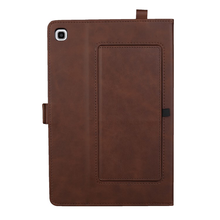 Double Stands Card Slots Leather Tablet Cover for Samsung Galaxy Tab A 8.0 (2019) with S Pen P200 P205 - Dark Brown-3