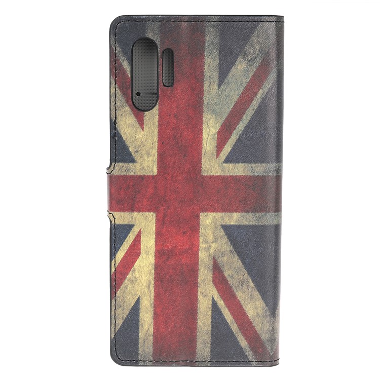 Pattern Printing PU Leather Wallet Stand Phone Cover for Samsung Galaxy Note 10 Plus/10 Plus 5G - UK Flag-4