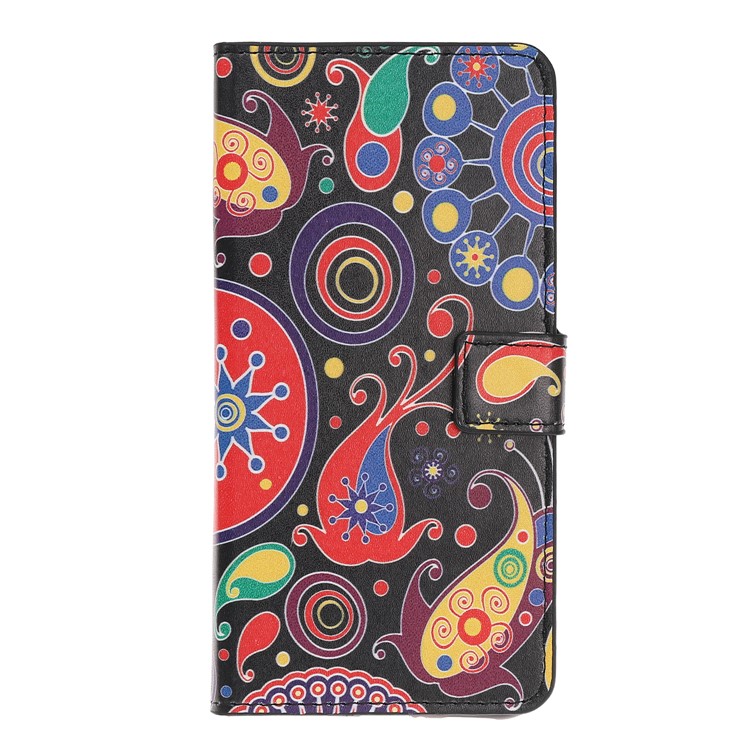 Pattern Printing PU Leather Wallet Stand Phone Cover for Samsung Galaxy Note 10 Plus/10 Plus 5G - Flower Pattern-3