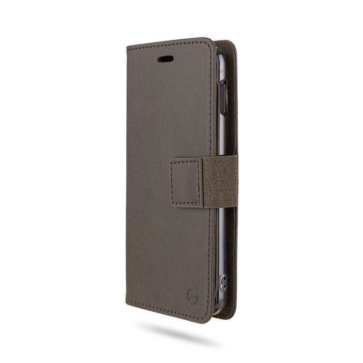 ROAR Square Style Leather Cell Phone Shell for Samsung Galaxy S10e - Grey-5