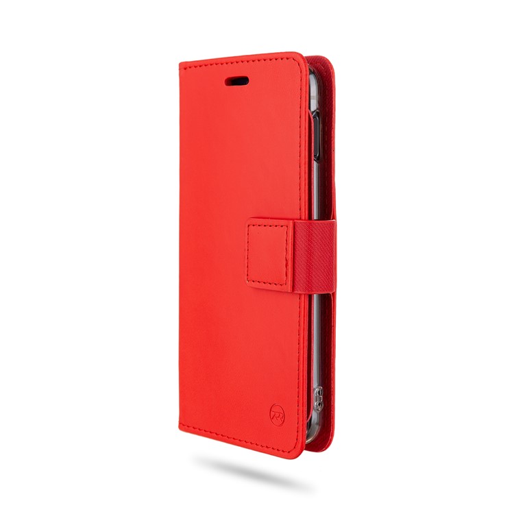 ROAR Square Style Leather Cell Phone Shell for Samsung Galaxy S10e - Red-5