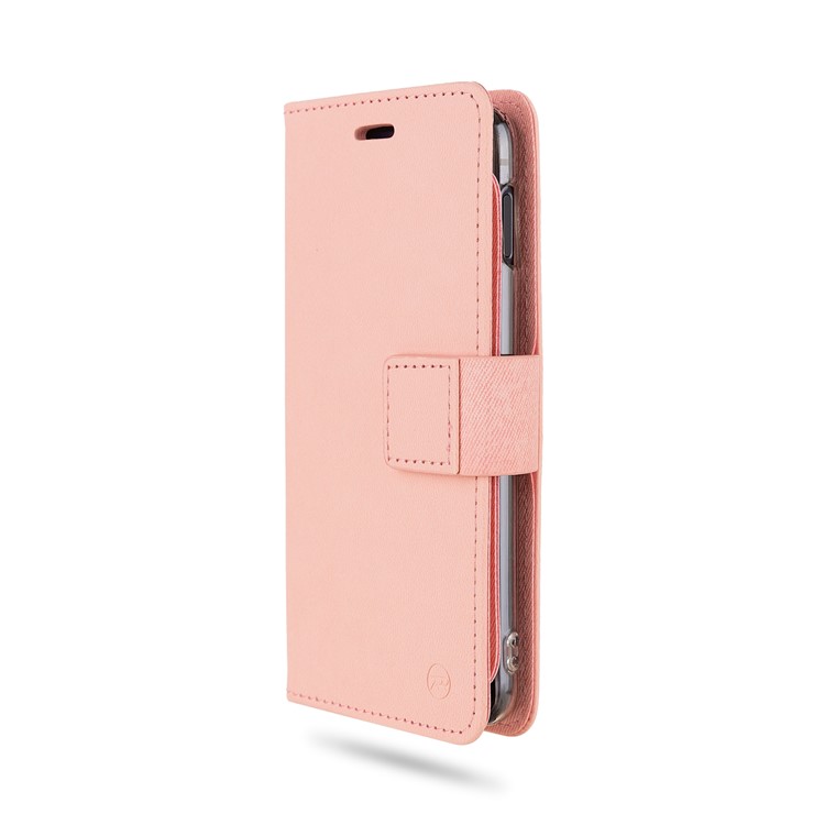 ROAR Square Style Leather Cell Phone Shell for Samsung Galaxy S10e - Pink-4