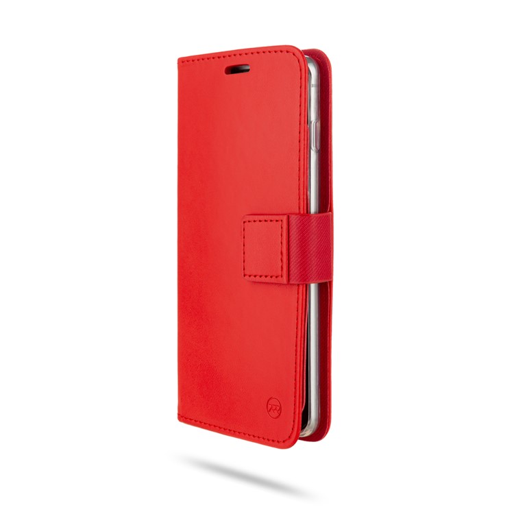 ROAR PU Leather + TPU Phone Wallet Case Shell for Samsung Galaxy S10 - Red-5