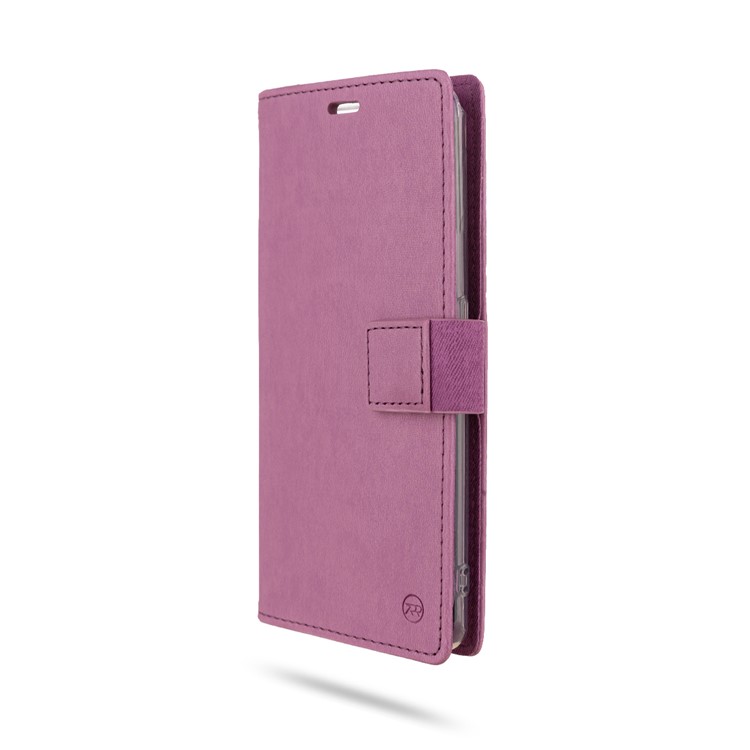 ROAR PU Leather + TPU Stand Wallet Phone Case for Samsung Galaxy A80/Galaxy A90 - Purple-4