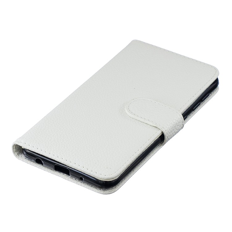 Litchi Skin Leather Wallet Case for Samsung Galaxy A10/M10 - White-5