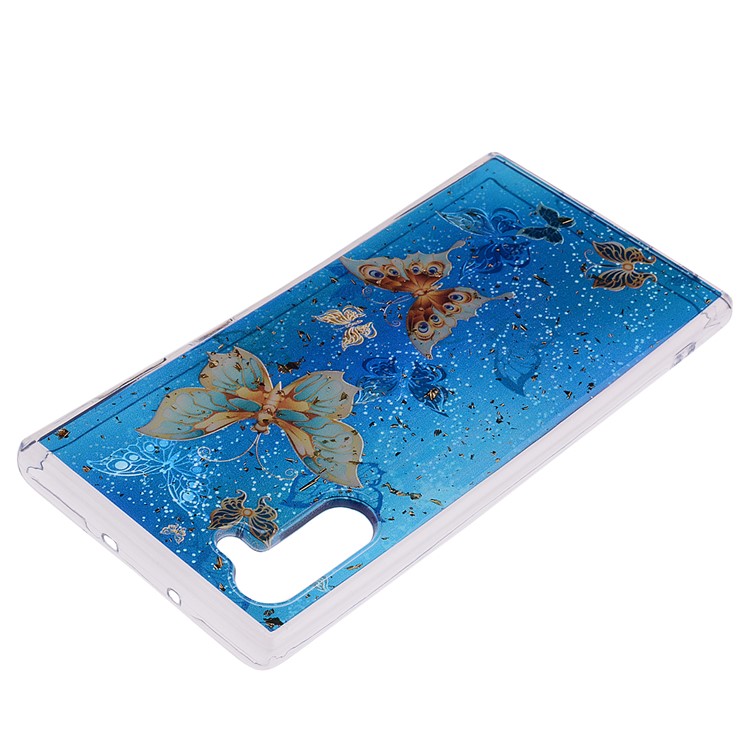 Glitter Sequins Inlaid Patterned TPU Phone Casing for Samsung Galaxy Note 10/Galaxy Note 10 5G - Butterflies-4